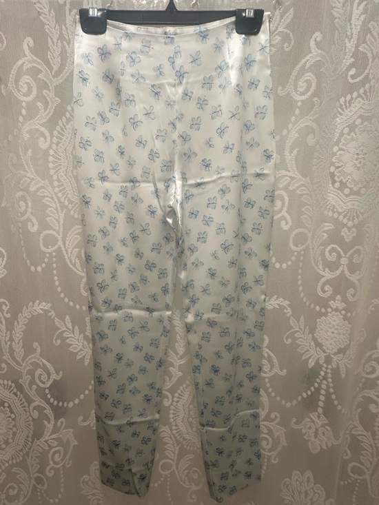 Heavy Manners Pants - Heavy Manners ‘He Calls Me Butterfly’ Satin Silk Pants